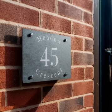 Personalised Slate House Signs
