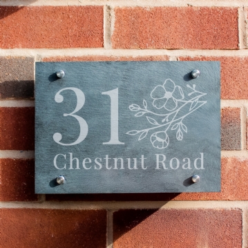 Personalised Slate House Signs