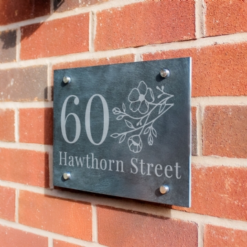Personalised Slate House Signs