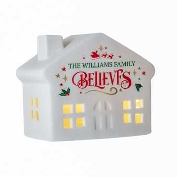 Personalised Christmas LED Houses