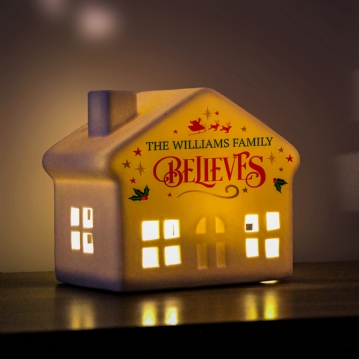 Personalised Christmas LED Houses