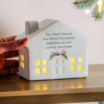 Personalised Christmas LED Houses