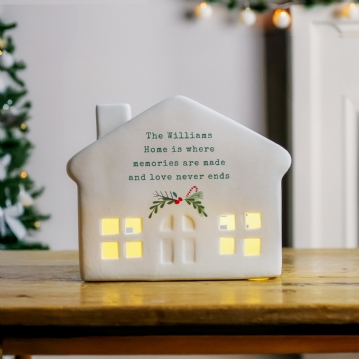 Personalised Christmas LED Houses