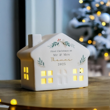 Personalised Christmas LED Houses