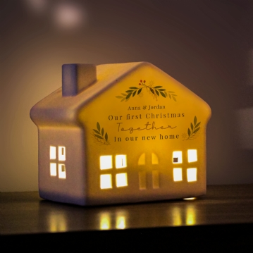 Personalised Christmas LED Houses
