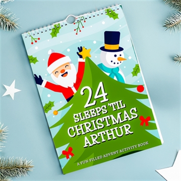Personalised 24 Sleeps Christmas Activity Advent Calendar