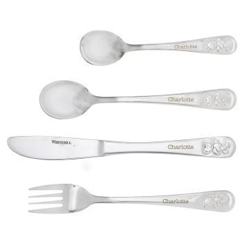 Personalised Teddy Cutlery Set
