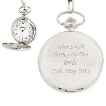 Personalised Pocket Watch and Chain