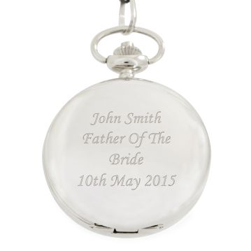 Personalised Pocket Watch and Chain