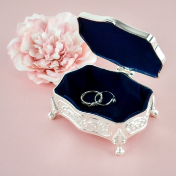 Personalised Antique Finish Trinket Box