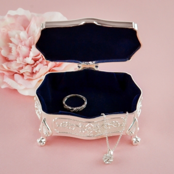Personalised Antique Finish Trinket Box