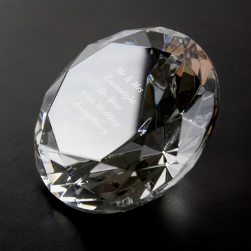 Diamond Personalised Paperweight