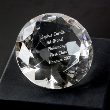 Diamond Personalised Paperweight