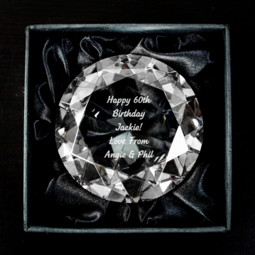 Diamond Personalised Paperweight