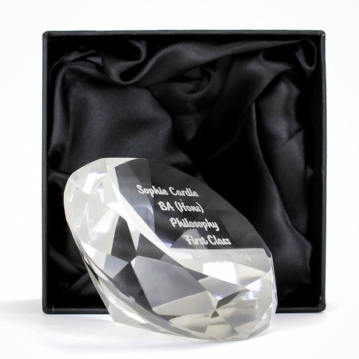 Diamond Personalised Paperweight