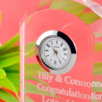 Personalised Crystal Clock