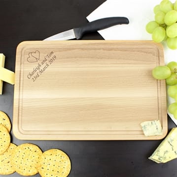 Personalised Rectangular Wooden Chopping Board