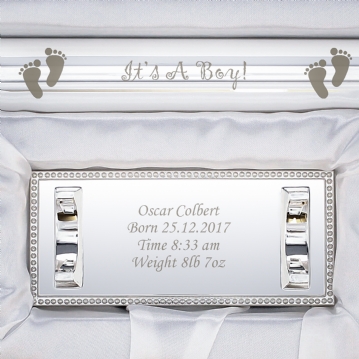 Personalised Birth Certificate Holder With Stand