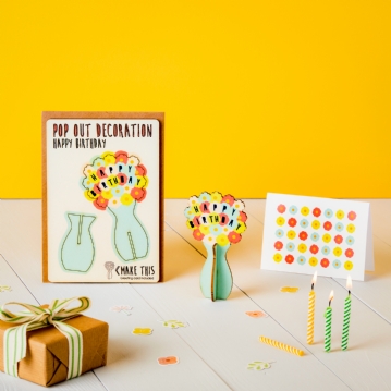 Pop Out Happy Birthday Decoration Card