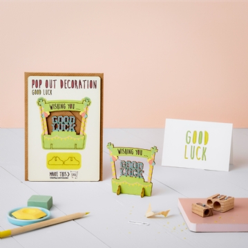Pop Out Good Luck Decoration Card