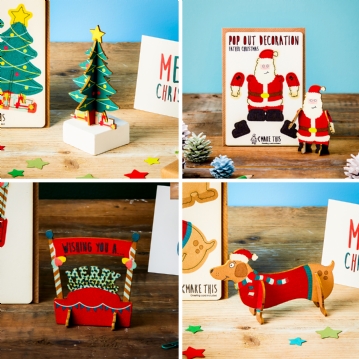 Pop Out Decoration Christmas Cards