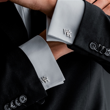 Personalised Sterling Silver Initial Cufflinks