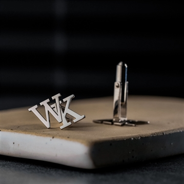 Personalised Sterling Silver Initial Cufflinks