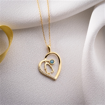 Stethoscope Necklace with Birthstone