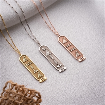 Personalised Egypt Cartouche Necklace