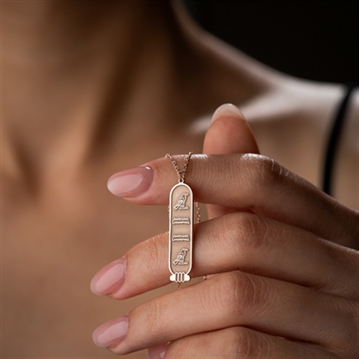 Personalised Egypt Cartouche Necklace