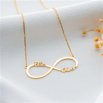 Personalised Infinity Name Necklace
