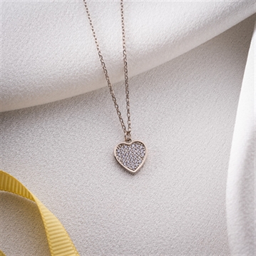 Heart Birthstone Necklace