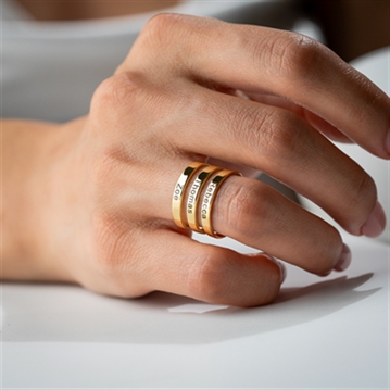 Personalised Family Names Ring