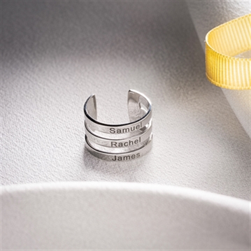 Personalised Family Names Ring