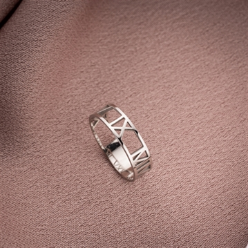 Personalised Roman Numeral Ring