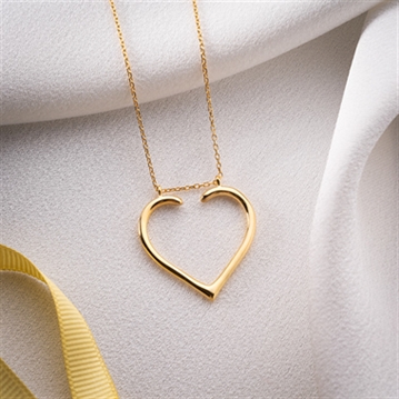 Heart Shaped Ring Holder Necklace