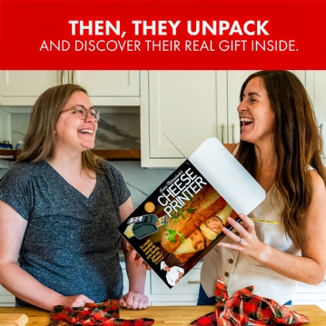 Cheese Printer Joke Gift Box