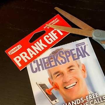 Cheek Speak Joke Gift