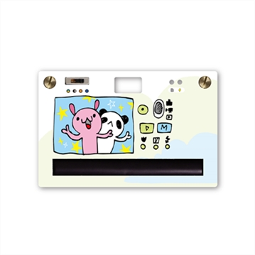 Paper Shoot Camera Case - Hand Drawing (Blue)