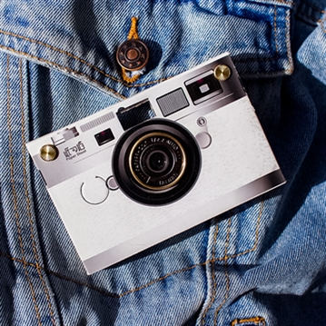 Paper Shoot Camera Case - Old Classic (White)