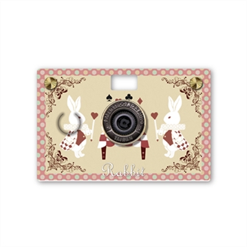 Paper Shoot Camera Case - Retro Design (Alice Rabbit)