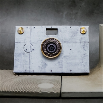 Paper Shoot Camera Case - Stone Pattern (Exposed Concrete)