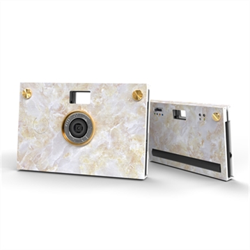 Paper Shoot Camera Case - Stone Pattern (Jade)