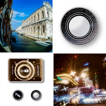 Paper Shoot Effect Lens - Fish Eye & Star Lens Set