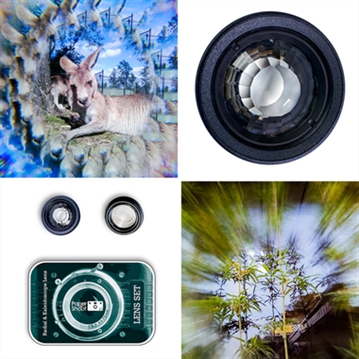 Paper Shoot Effect Lens - Radial & Six Prism Lens Set
