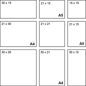 Pop-Up Picture Frames - 6 Sizes in 1