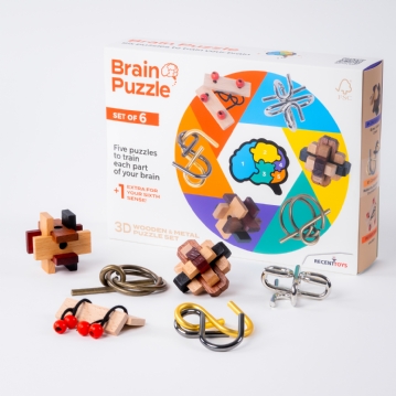 Set of Brain Puzzles Find Me A Gift