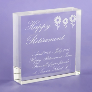 Personalised Retirement Keepsake