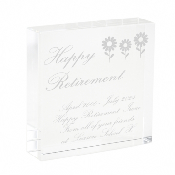 Personalised Retirement Keepsake