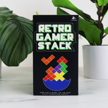 Retro Gamer Stacking Game
